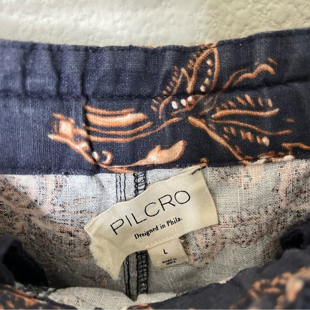 Anthropologie Pilcro Beach‎ Cargo Linen Pants Womens Size L - Picture 7 of 9